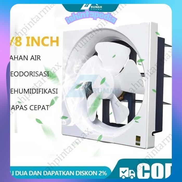 We69 fg-87 tru-63 WALL EXHAUST HEXOS/HEKSOS FAN DINDING 10" (25 CM) EXHAUST FAN TEMBOK EXHAUST HEXOS