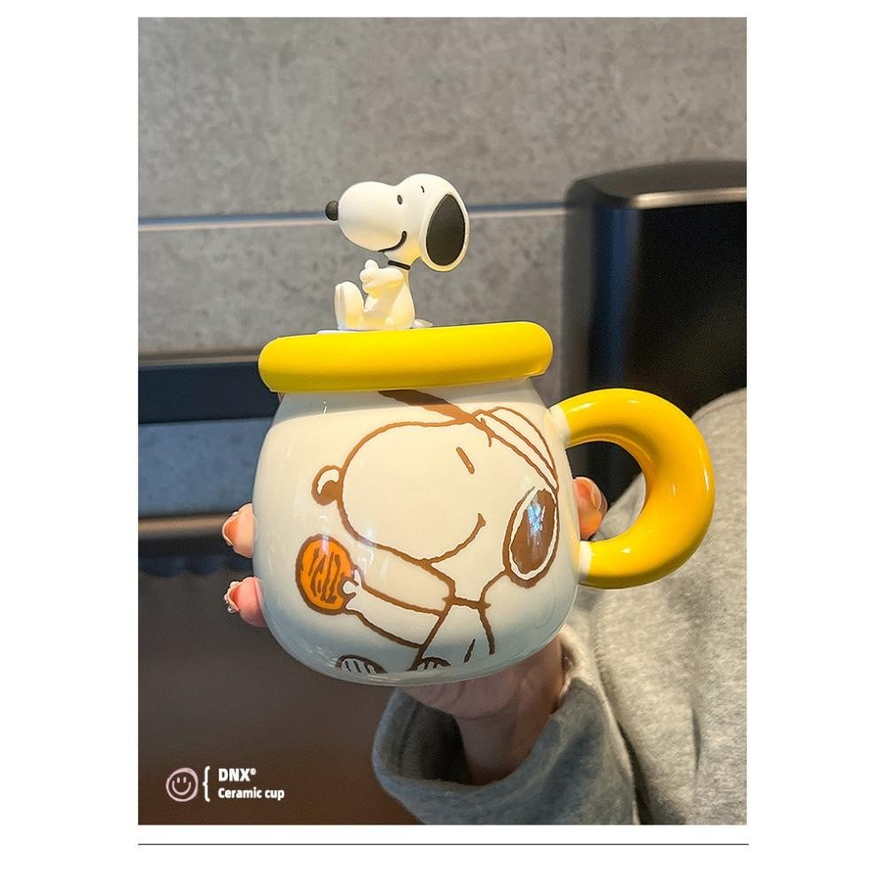 Mug Snoopy Colourful | Gelas Snoopy Premium | Mug Keramik Snoopy