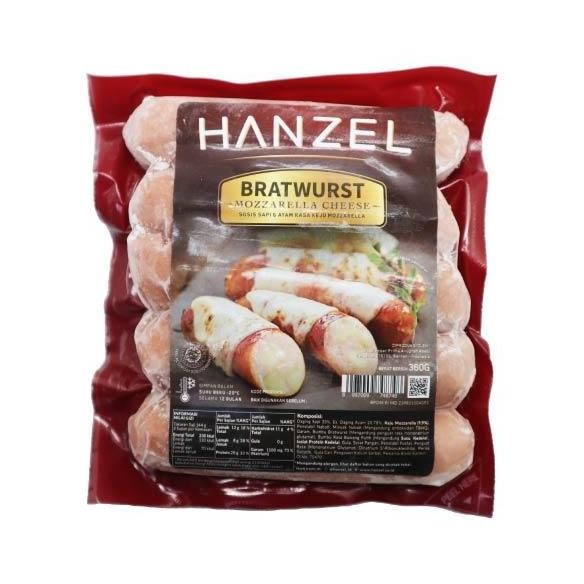 

Hanzel Bratwurst Cheese 360 Gr - Sosis