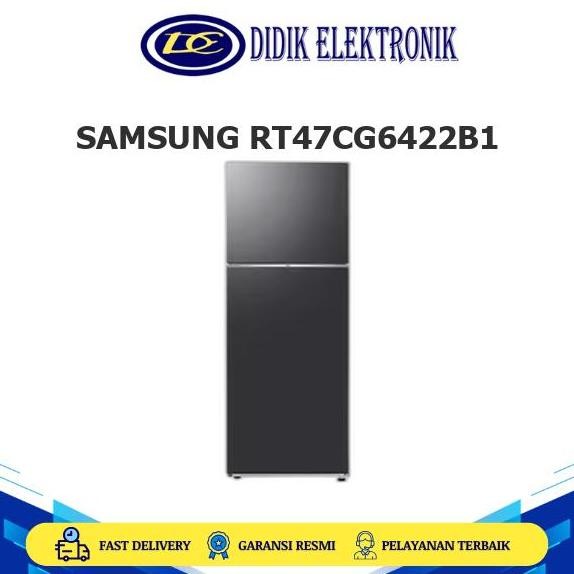 Samsung Rt47Cg6422B1 Kulkas 2 Pintu  465 Liter With Ungkep Compartment Rt47 (Rt50K6241S8,Rt47Cb66228