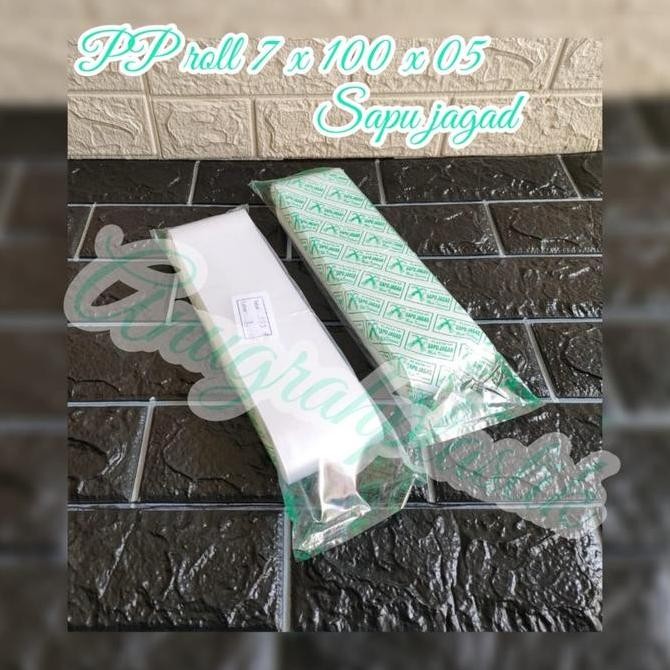 

Pp Roll Uk 5 , 6 , 9 Cm Ketebalan 05 Micron / Pp Roll Tebal 05