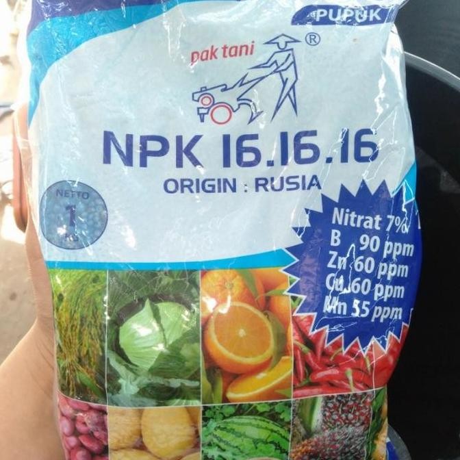 Pupuk Npk Mutiara 16.16.16 Pak Tani Rusia