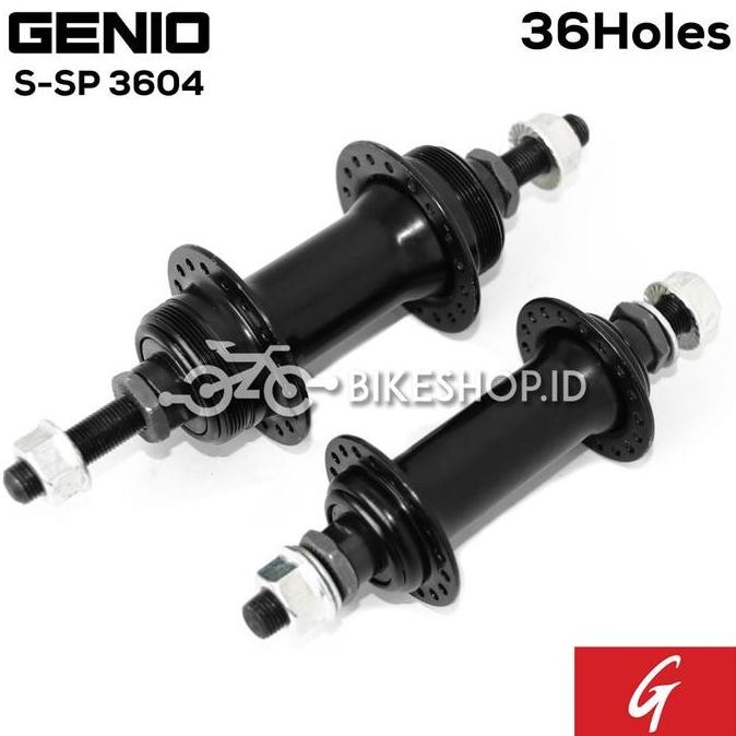 Hub Bos Bosch GENIO 36 Lubang Depan Belakang Hitam 36H Sepeda | High Quality murah