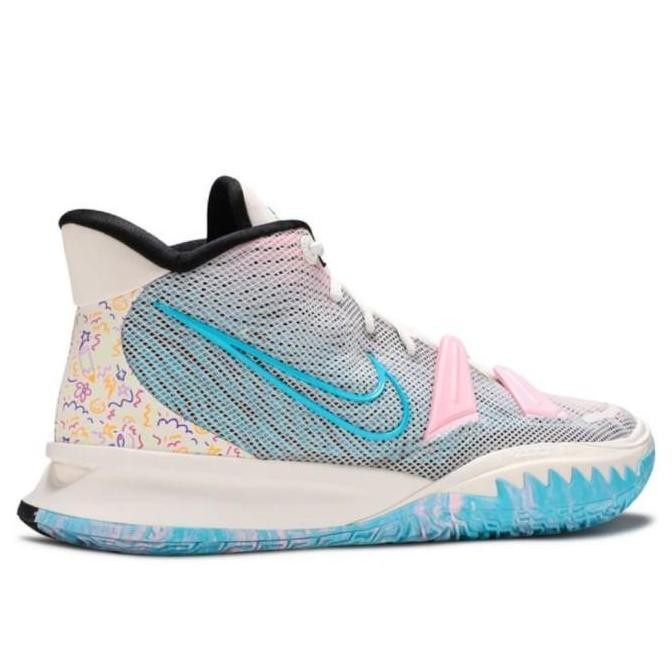 New  sepatu Pria sneakers Nike Kyrie 7 Pale Ivory - Abu-abu 43 (27cm)