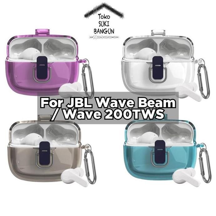 New  Case JBL Wave Beam / JBL Wave 200TWS SECURE LOCK Casing Cover Pouch Protector