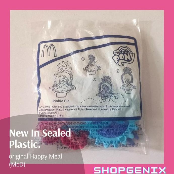 Ready  Mainan Figure McDonald's McD Happy Meal My Little Pony - Pinkie Pie