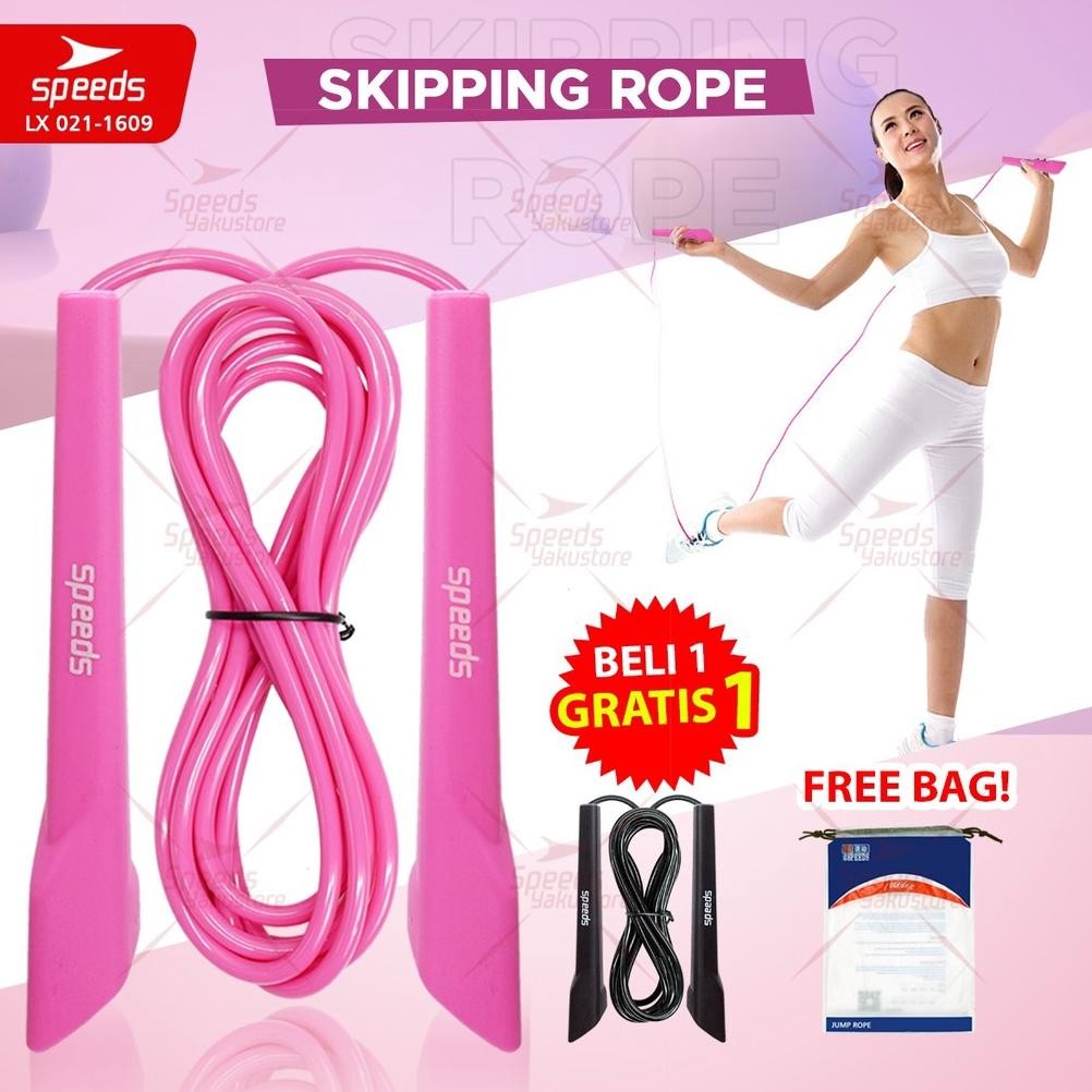 SPEEDS Lompat Tali Olahraga Skipping Olahraga Jump Rope Original 021-1609