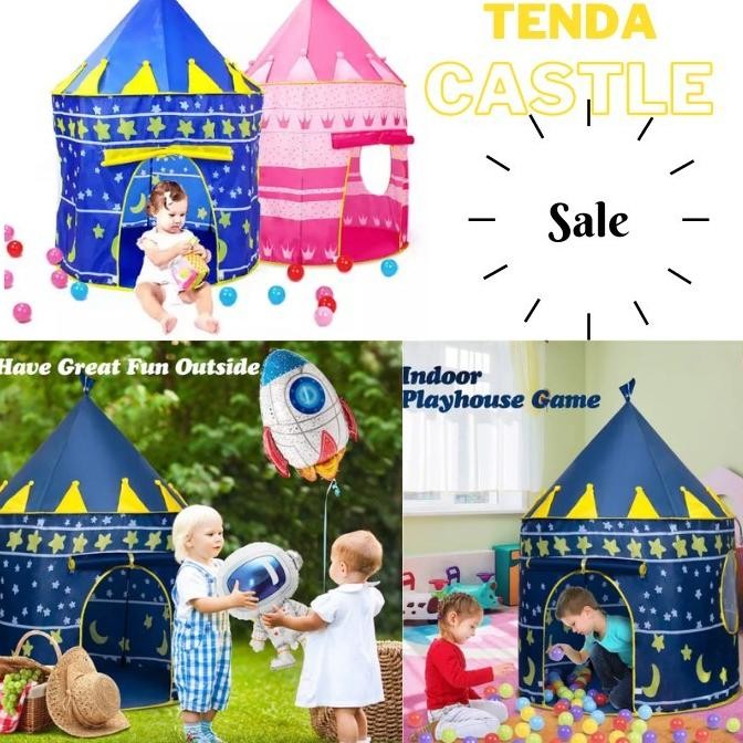 TENDA ANAK CASTLE JUMBO / Mainan Tenda Anak Model Rumah / Tenda Castle / New Tenda CASTLE Jumbo / ru