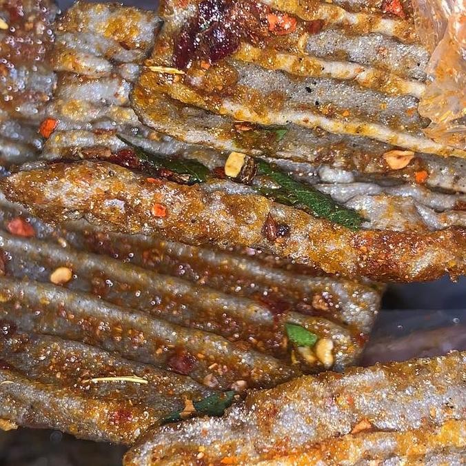 New Kerupuk JENGKOL GENTENG Pedas DJ Food Snacks