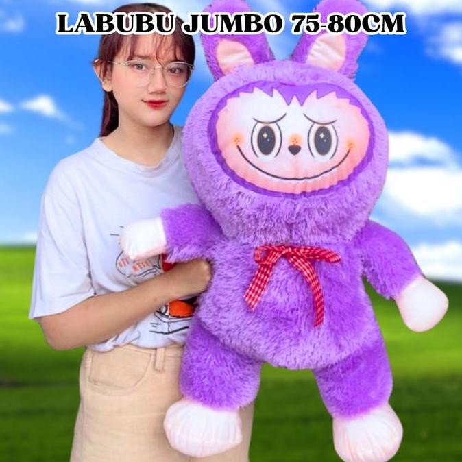 

New LABUBU UKURAN JUMBO TINGGI 75-80CM LEBAR 55CM HARGA SATUAN!