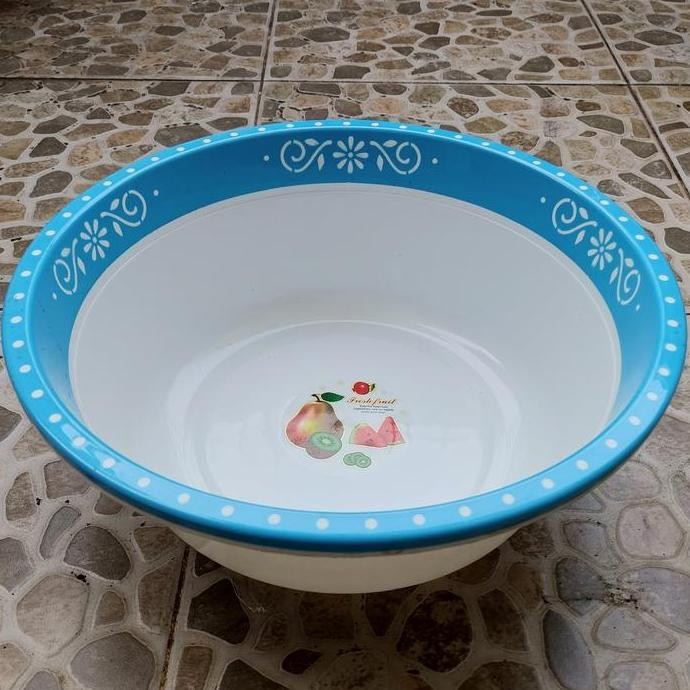 Baskom Putih 18 Ringgo Plastik Tebal