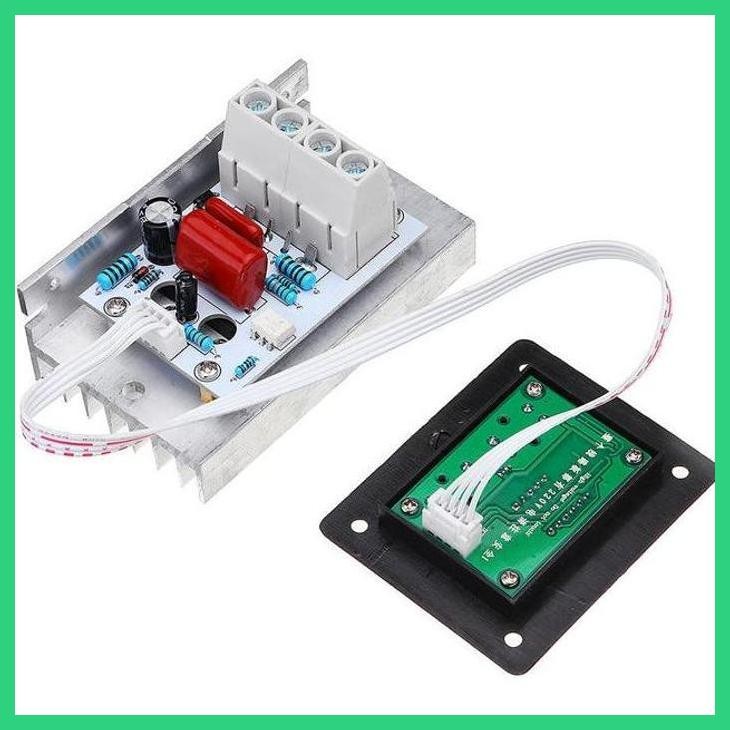 COD AC MOTOR SPEED CONTROLLER LAMPU DIMMER SCR 220V 10000W KEYPAD DISPLAY SIAP KIRIM