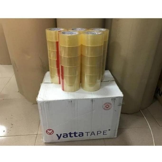 Lakban Yatta Tape Bening Solatape 2 Inch 48Mm X 90 Yard 1 Dus 72 Roll