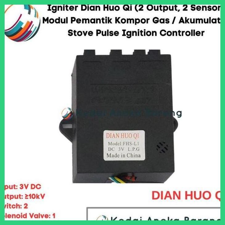 DISCOUNT MODUL IGNITION IGNITER PEMANTIK BLUE GAS LPG KOMPOR 3V DC 4 OUTPUT GOOD QUALITY