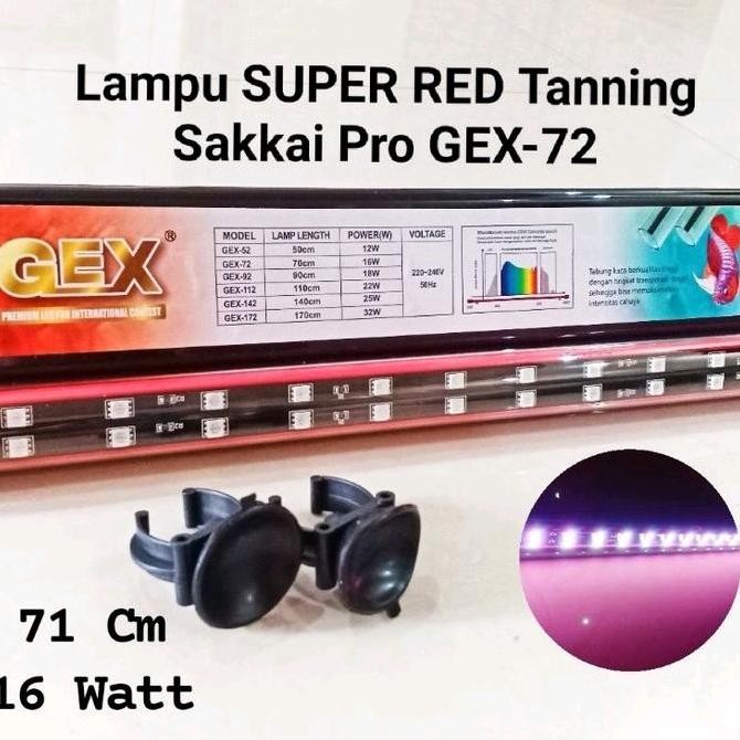 Lampu LED Tanning Arwana GEX-52/ GEX-72/ GEX-92 LED Tanning 2 baris