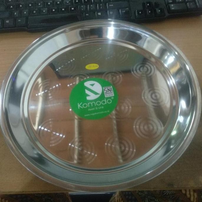 Nampan Bulat Stainless Komodo 30 Nampan Polo 30