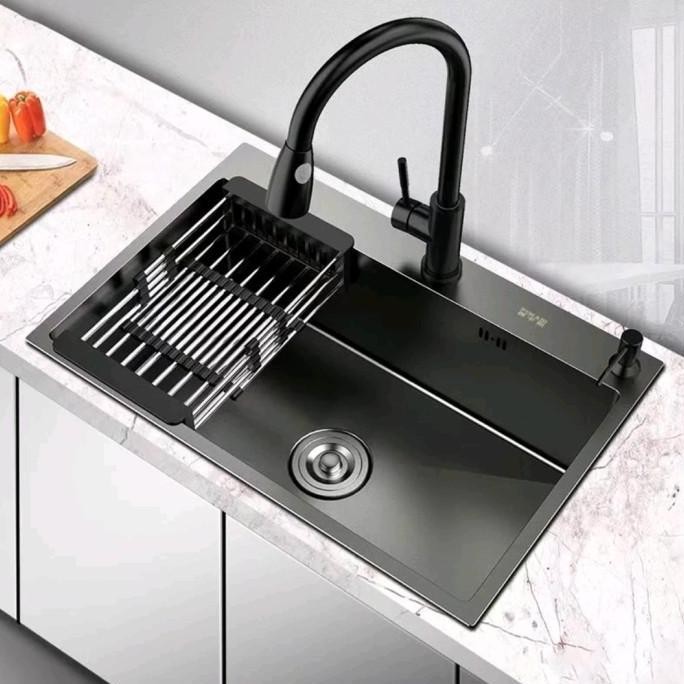 Bak Cuci Piring Stainless Hitam /Black Zink/ Kitchen Zink Hitam 6045