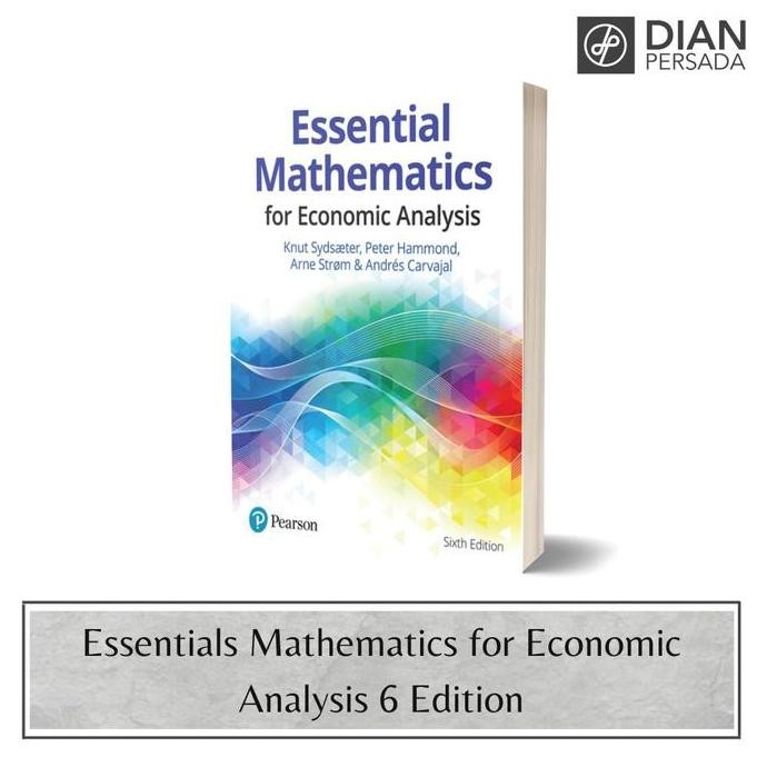 Buku Essential Mathematics for Economic Analysis 6 Ed 9781292359281
