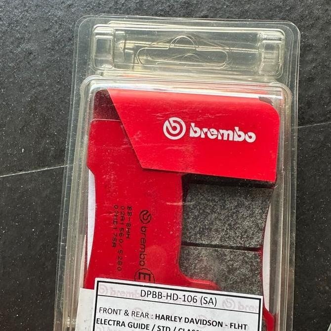 BREMBO PAD HD,FLHT ELECTRA GUILD STD/CLASSIC ORIGINAL DAN TERPERCAYA