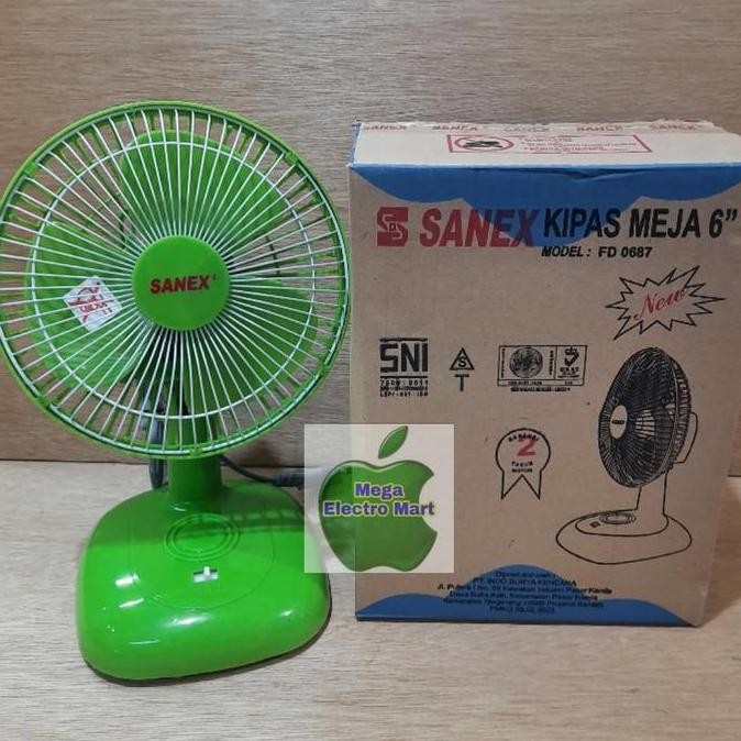 Promo kipas angin sanex 6in kipas meja kipas sanex kipas kecil COD