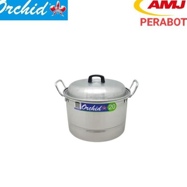 Orchid Dandang Langseng Panci Kukus Besar Panci Serbaguna 20 Cm