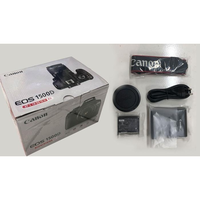 FPS CANON EOS 1500D Kit - KAMERA DSLR (Box + Accesories Original Only)