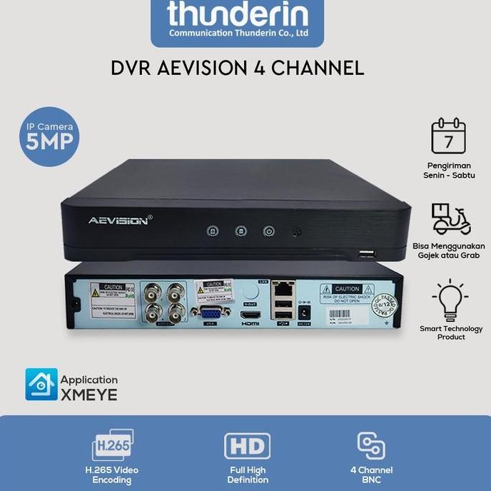 DVR AEVISION 4CH HS-BH3004VH XMEYE 5MP