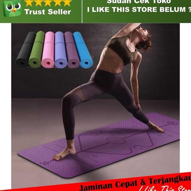Matras Yoga - Karpet Yoga Pilates Anti Slip Tebal