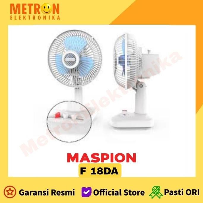 TERBARU - MASPION F-18 DA DESK FAN 7" / KIPAS ANGIN MEJA F 18 DA / F18DA