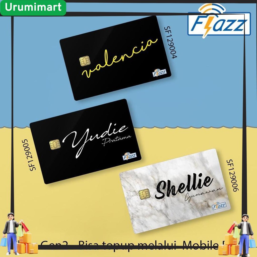Murah Custom Kartu Flazz Gen2 Custom Cetak 1 Sisi Saldo Nol