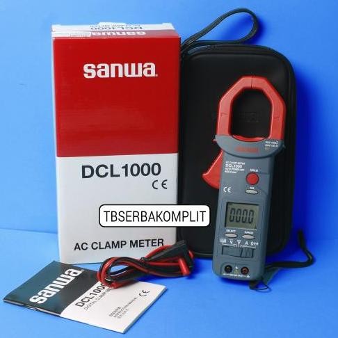 BEBAS ONGKIR - Sanwa DCL1000 Digital AC Clamp Meter DCL-1000 Tang Amper 1000A 1000 A