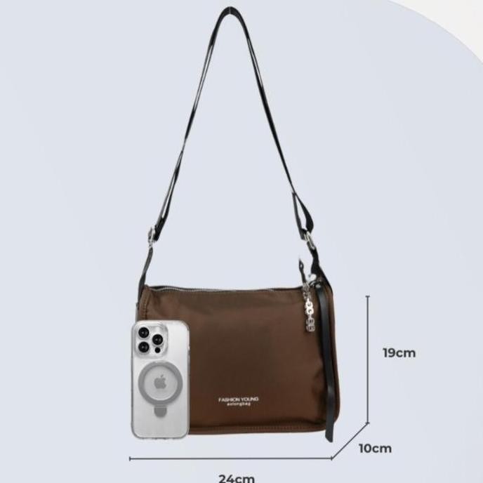 SELEMPANG DALIYA 8944-1 # Tas Selempang Wanita - Slingbag Terbaru Cewek Berbahan Parasut Premium Bis