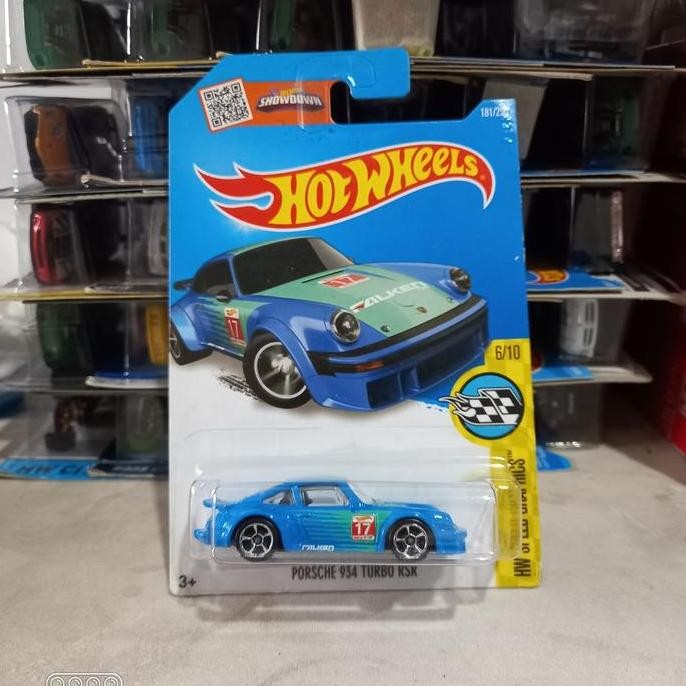 Hotwheels Porsche 934 Turbo RSR Falken Us Card Bonus Protektor