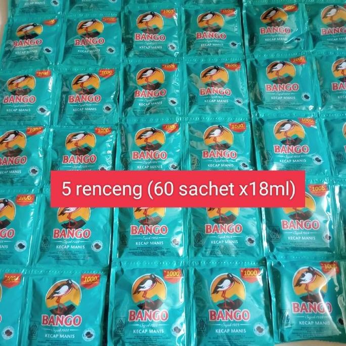 kecap Bango sachet 18 ml /5 renceng x 12 sachet (60pcs) WAR