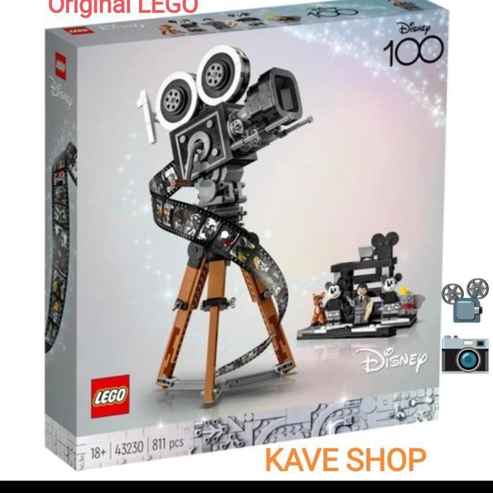 LEGO 43230 Disney Walt Disney Tribute Camera, 100th Anniversary