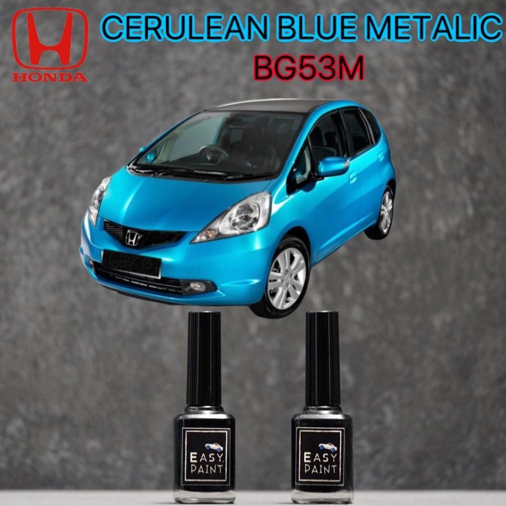 YY- CAT OLES MOBIL CERULEAN BLUE METALIC BG53M HONDA JAZZ OLD BIRU MUDA METALIK