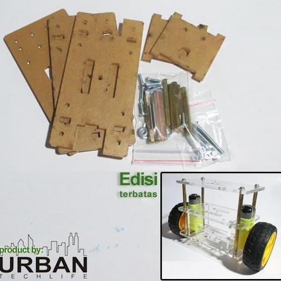 *****] Acrylic Set untuk Self Balancing 2WD Line Follower Robot