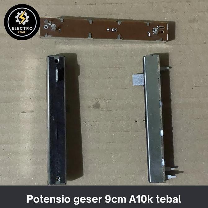 """] Potensio geser mono 9cm A10k body tebal | pot 90mm A103