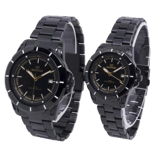 TERBARU - JAM TANGAN COUPLE MIRAGE 8713 ORIGINAL GARANSI ANTI AIR WATER RESISTANT AKSESORIS FASHION 