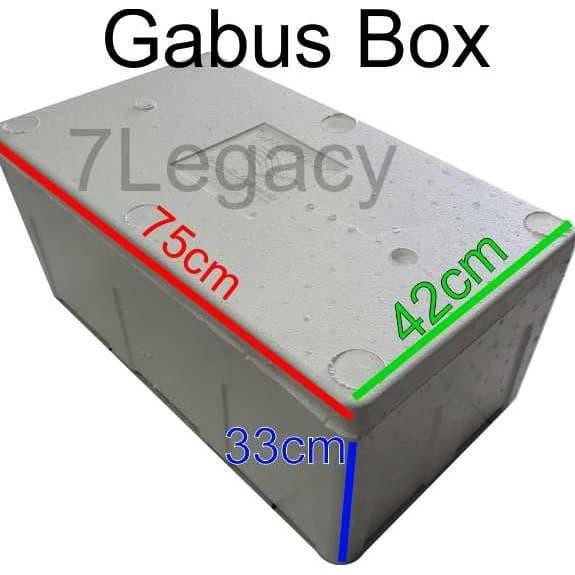 Ready oke] styrofoam box / gabus box 75x33x42cm