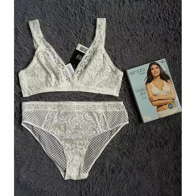 BRA SET ESMARA TANPA KAWAT WIRELESS TANPA BUSA SEXY (VICTORIA SECRET