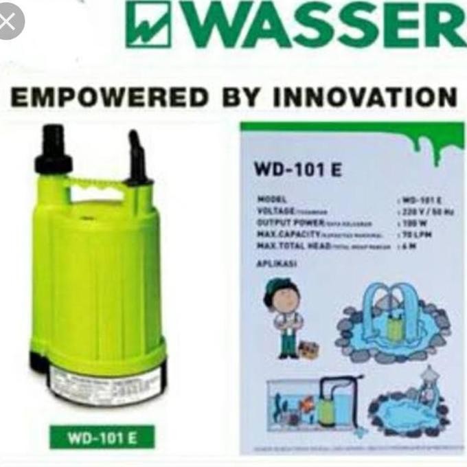 .........] pompa celup wasser wd101e /submersible pump wasser wd101e (AIR BERSIH)