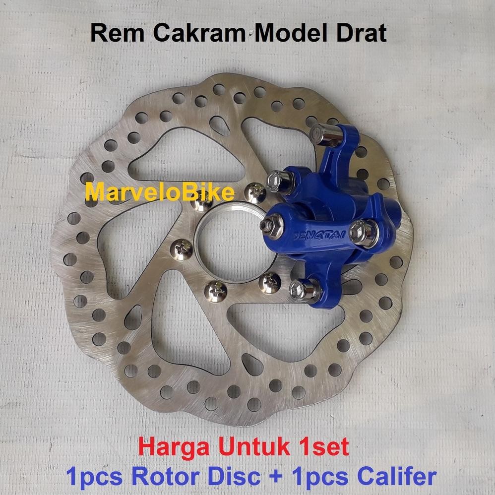 Disc Brake Sepeda Rem Disc Cakram Sepeda Model Drat Ulir