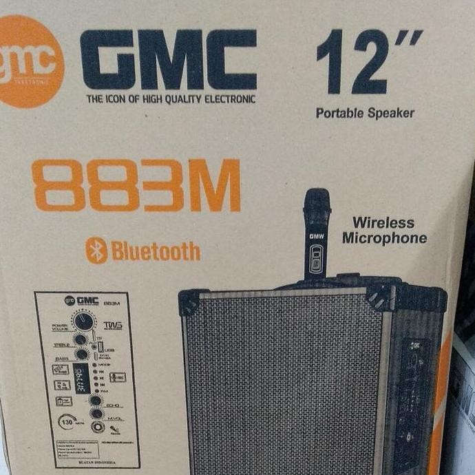 Gmc Speaker portable 883M 12 inch