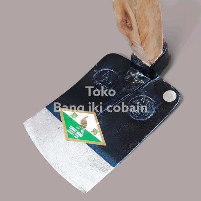 Cangkul Baja Cap Ayam Jago Asli Pacul Baja Gagang Kayu