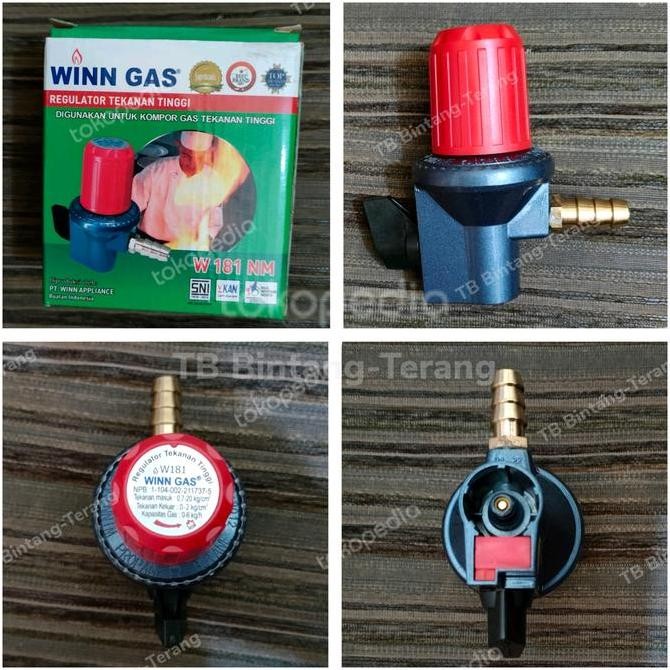 Terbaik Regulator Gas Tekanan Tinggi Winn Gas High Pressure 100% Ori