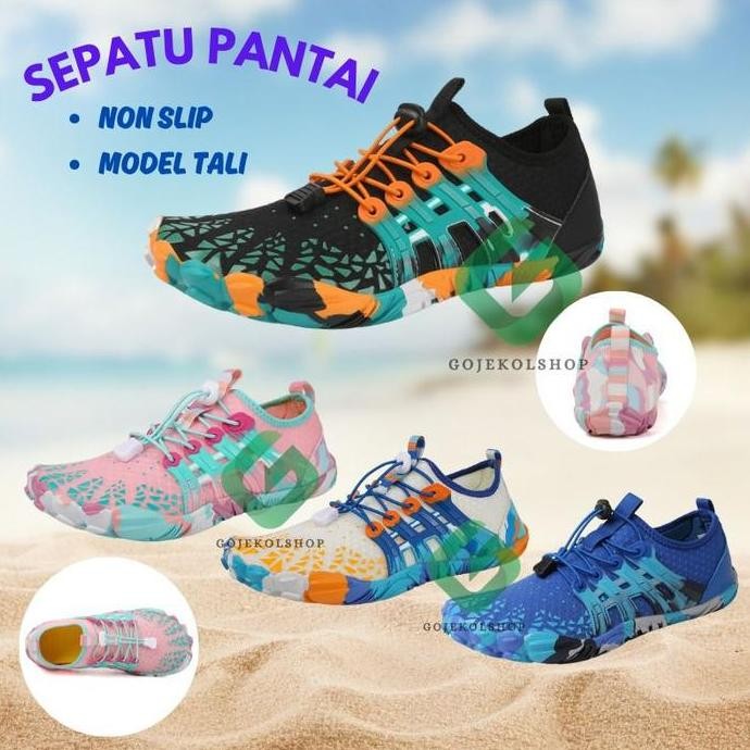 TERBARU - Sepatu Pantai Pria Wanita Anti Licin / Sepatu Hiking Anti Air