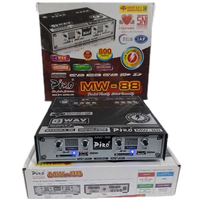Ampli Walet Mw 88 Anti Petir Amplifier Walet Piro Mw 88 Mw88 Original