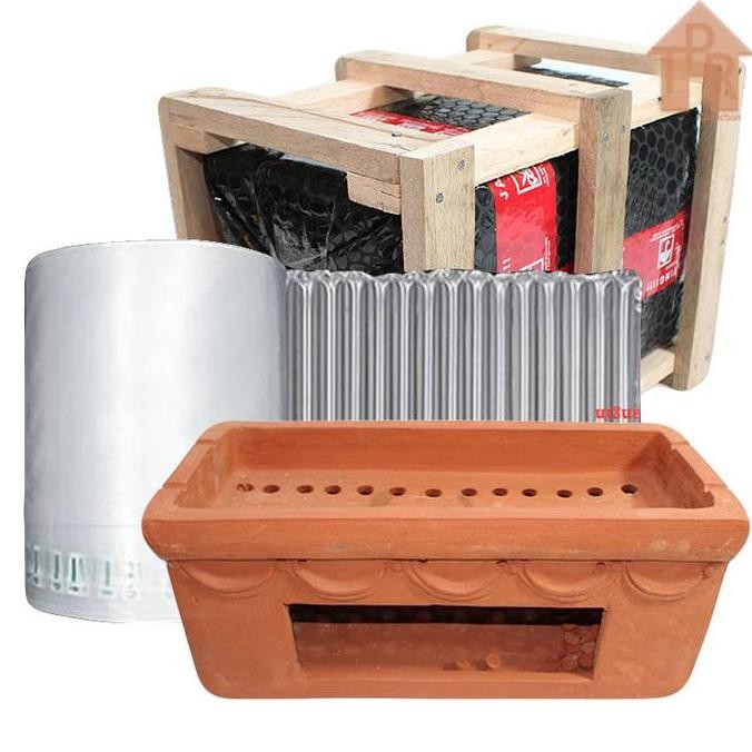 PROMO DISKON - Terakota - Anglo Tanah Liat Bakaran Sate Jumbo L + Packing Krat Kayu