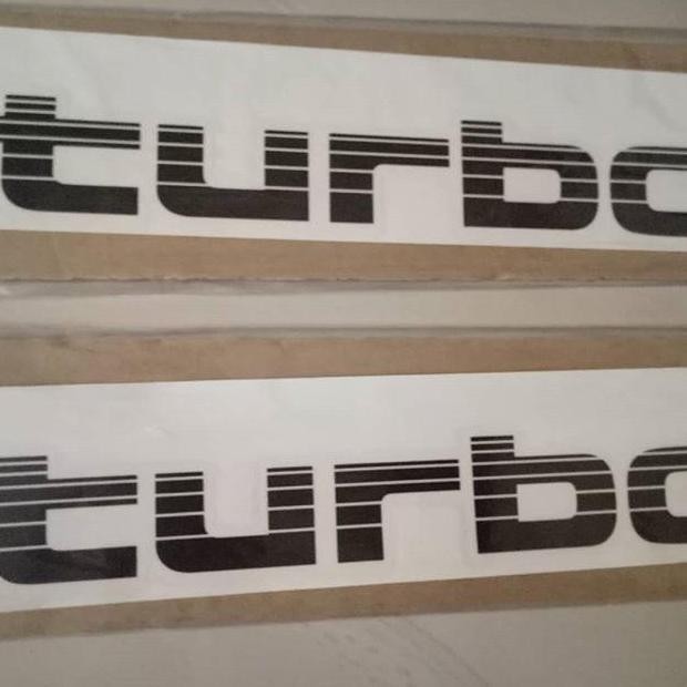 STIKER BODY TURBO LANDCRUISER 80 VX80 LC80 (SILVER)